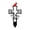 Black, variant on Metal Cemetery Memorial Plaque for Remembrance,"Miss You" Memorial Cross Ground Stake with Heart,Remembrance Grave Marker for Cemetery Garden, Outdoor Memorials Decor,1Pcs