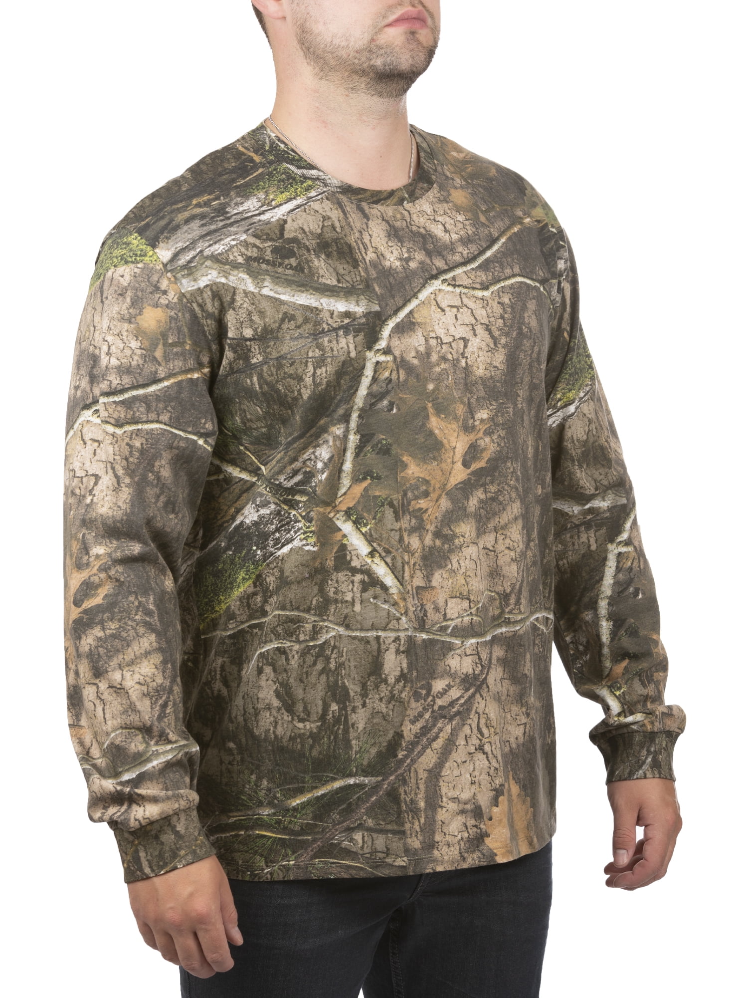 Mossy Oak Men's Long Sleeve Hunting Shirts, Camouflage