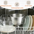 thumbnail image 3 of 5QT Stainless Steel Mixer Bowl for KitchenAid 4.5-5 QT Tilt-Head Stand Mixers, with Anti-slip handle and Prominent Clasp, for KitchenAid Accessories and Attachments, 3 of 7