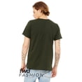 thumbnail image 2 of Bella+Canvas 3011 FWD Fashion Men's Split Hem T-Shirt-Dark Olive-M, 2 of 3