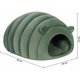 thumbnail image 5 of Suave cúpula cueva cálida cama para perrera para gatos, perrera para gatitos, cesta acogedora, cama para perros, nido, saco de dormir interior para mascotas con cojín extraíble para, 5 of 5
