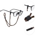 thumbnail image 3 of Unique Bargains 1 Pc Glasses Cord Lanyard Glasses Lanyard Adjustable Pattern 65cm L Brown, 3 of 5