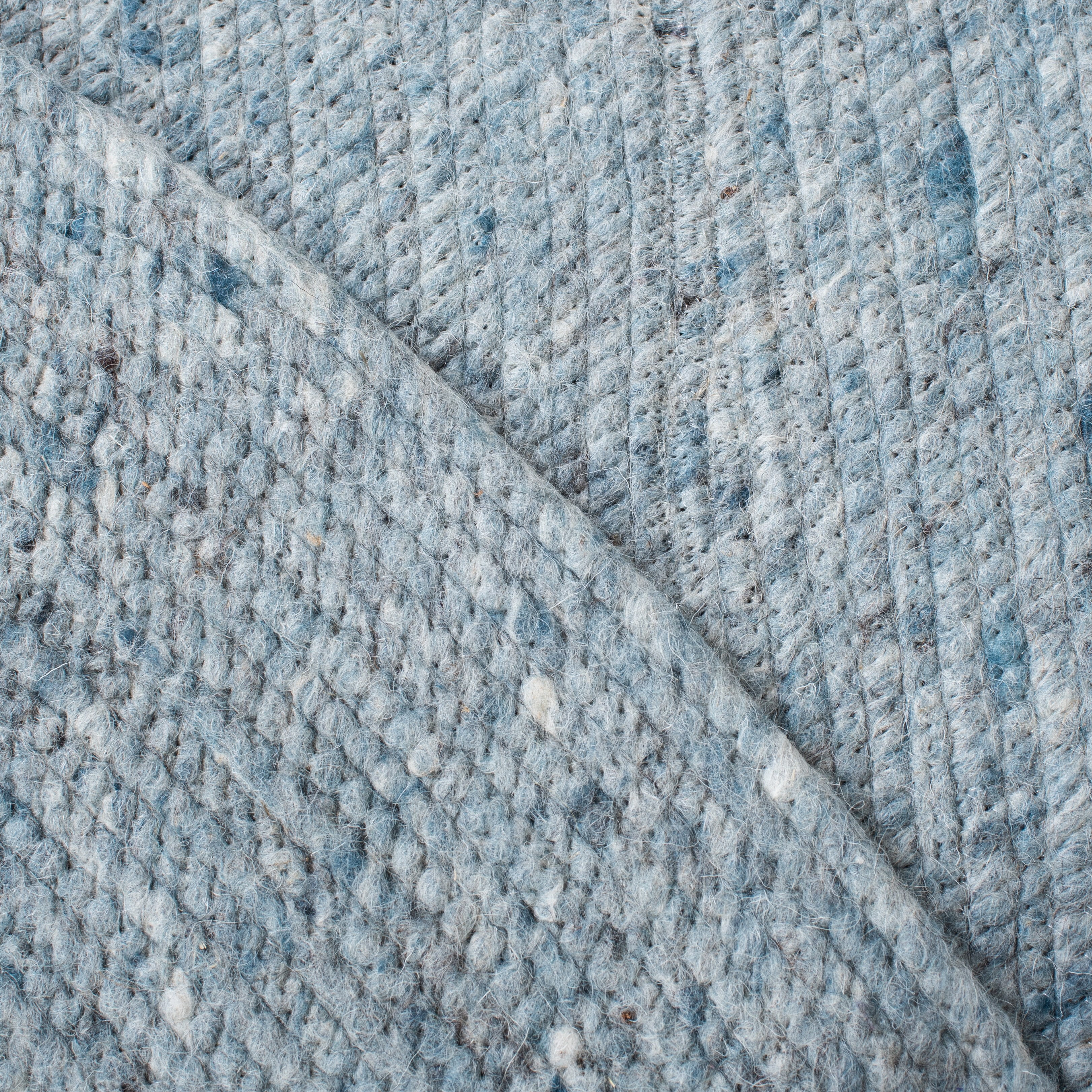 SAFAVIEH Braided Ronan Solid Reversible Area Rug, Turquoise, 8' x 10' Oval