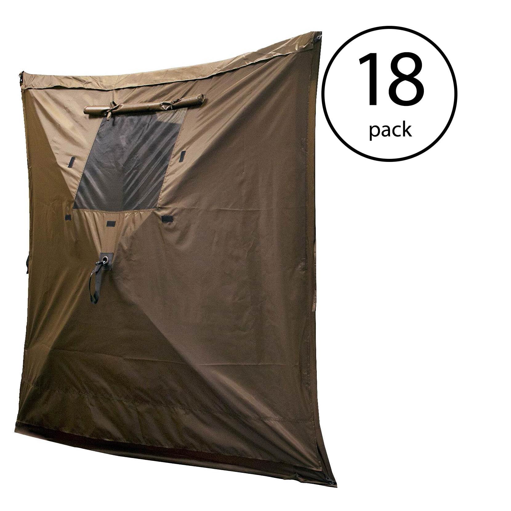 Clam Quick Set Screen Hub Brown Fabric Wind & Sun Panels Accessory Only 3 pack 