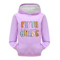 thumbnail image 6 of Ruyang Girls 5th Grade First Day of School Hoodies Boys Back to School Hoodie Long Sleeve Cute Preppy Hooded Sweatshirts, 6 of 7