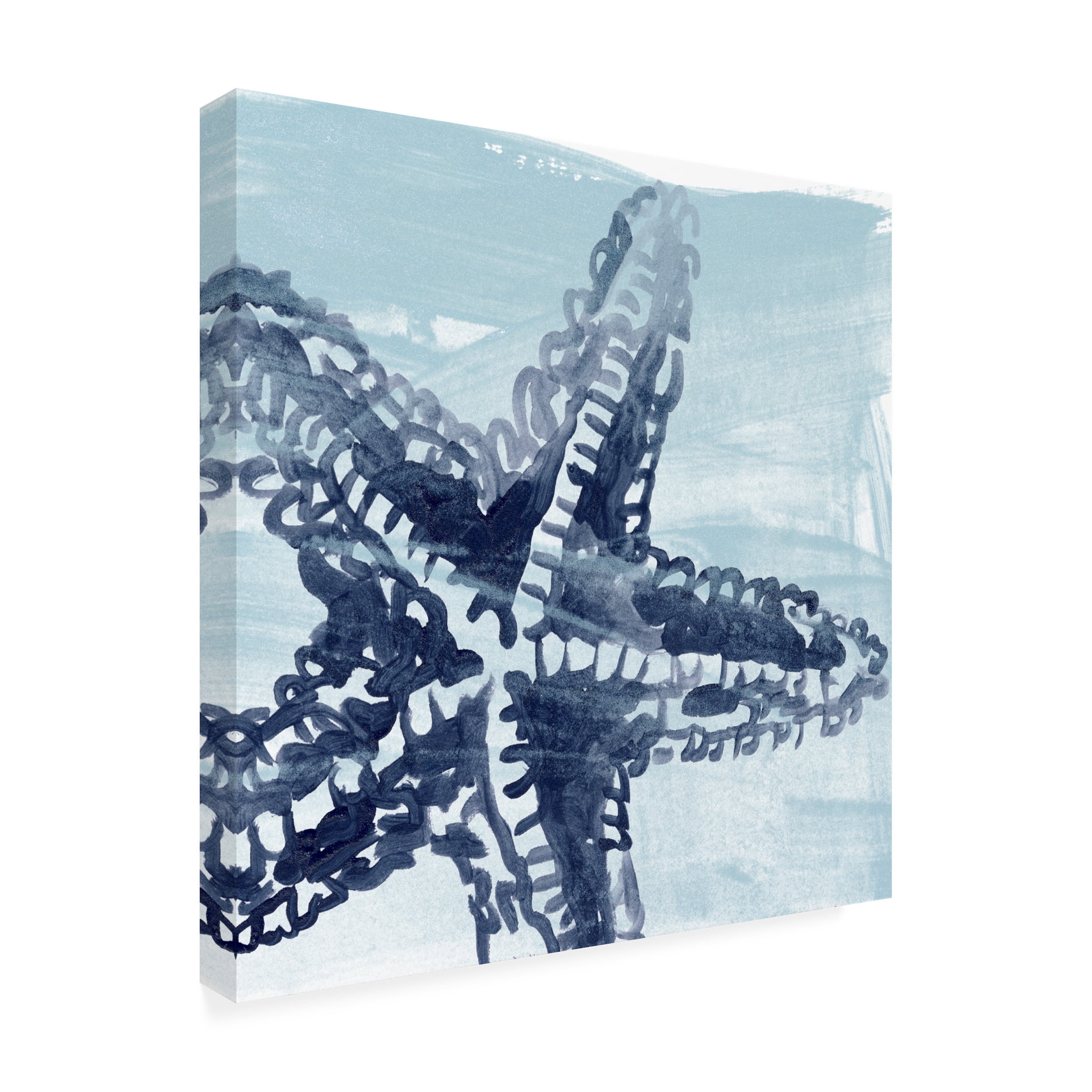 June Erica Vess 'Ocean Study I' Canvas Art