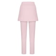 thumbnail image 4 of felwors Skirted Leggings for Women Tennis Golf Skorts Capris Gym Yoga Athletic Skirt with Leggings Stretchy Running Clothing Light Pink for Size XXL, 4 of 7