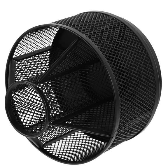 Metal Pencil Make up Brushed Makeup Paint Office supplies Mesh Holder Crayon Organizer Rotating Container Storage Box