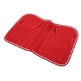thumbnail image 4 of Coussin de Selle Universel, Coton Respirant et Confortable pour Chevaux Bleu Foncé, Grand Rouge, 4 of 8