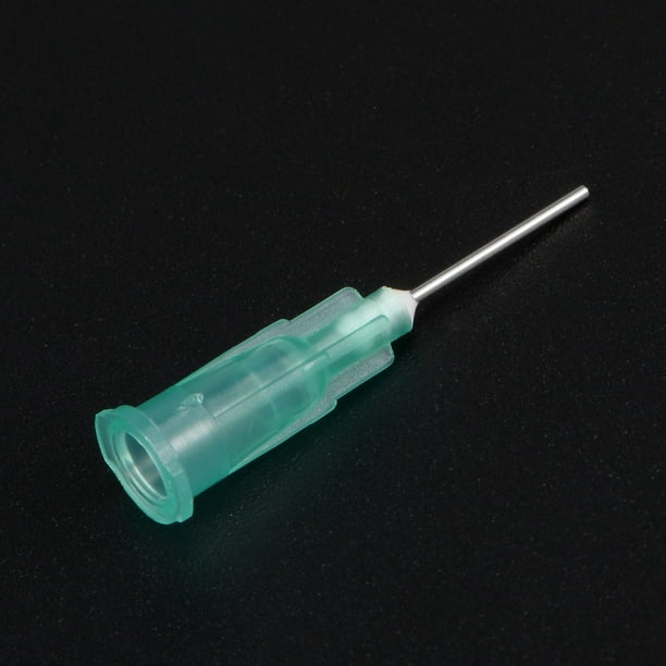 Unique Bargains Aiguille Distributrice à Embout Émoussé pour Pistolet à  Colle Liquide, 21 g 1/2 Po, Lot de 20 (Vert)