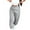 Gray, variant on fheaev Sweatpants For Women Solid Color Baggy Pants Ankle Banded Pants Elastic Waist Drawstring Fleece Pants With Pockets Long Pants Athletic Fit Jogger Workout Bottom Trousers