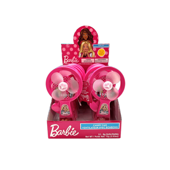 Barbie Candy Fan, (12 x 6g), 72g/2.5 oz
