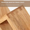 thumbnail image 3 of Wine Rack Countertop Wooden Wine Bottle Holder Rustic Free Standing Wine Storage Racks for Tabletop Display Cabinets, 3 of 5