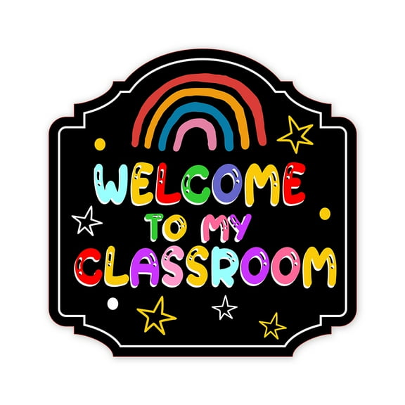 Heritage Plus Welcome To My Classroom Wall or Door Sign | School Signage - Large
