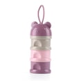 thumbnail image 1 of Dispensador de leche en polvo y contenedor de refrigerios apilable para llevar, ideal para exteriores., 1 of 5