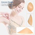 thumbnail image 4 of Silicone Breast Forms Mastectomy Prosthesis Crossdress Transvestite Bra Enhancer Inserts One Piece A B C D _c, 4 of 5