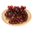 thumbnail image 1 of Bandeja de Servir de Bambú Uxcell, Bandejas Redondas de Madera de 9.4 x 9.4 Pulgadas, Platos de Servicio Portátiles para Comida, Frutas, Aperitivos, Pan, Vanity, Bodas, Picnics, Caqui, 1 of 7