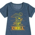 thumbnail image 3 of Peanuts - Chill Snoopy - Toddler And Youth Girls Fleece Dress, 3 of 6