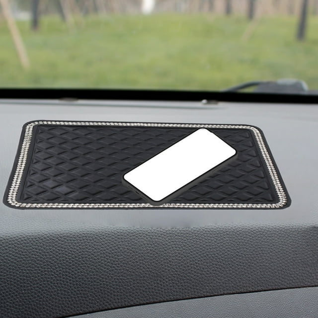 Linnome Tapis de Protection pour Tableau de Bord de Voiture, Tapis de Rangement pour Navigation Mobile