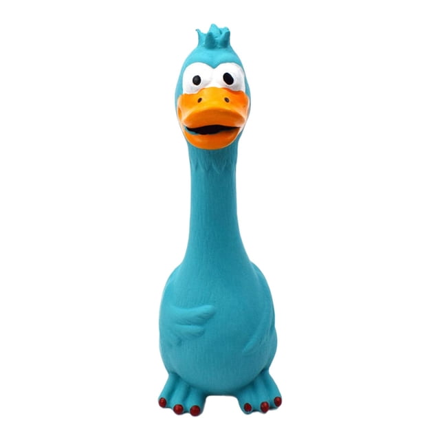Juguete de látex y duradero para perros, juguetes para mascotas de pollo ndo, sonido para apretar perros y Azul Gloria Juguetes interactivos