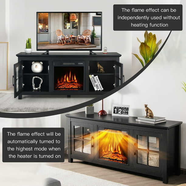 Tv stand with fireplace walmart canada deals