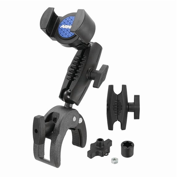 RoadVise® Phone Clamp Mount with Dual Shafts