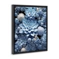 thumbnail image 2 of Stupell Industries Modern Blue Patterned Succulents Black Floating Frame Canvas Art, 25 x 31, by RB, 2 of 7