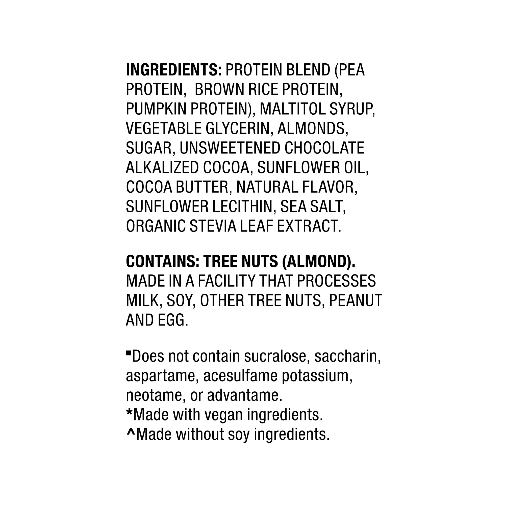 think! High Protein Plant-Based Bars, Sea Salt Almond Chocolate, 1.94 oz Bar, 10 Count