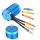 thumbnail image 5 of Motor sin escobillas sin sensor F540 de 4 polos y 4370 KV con eje de 3,175 mm para coche RC de 1/10 a 1/12 (4370KV), 5 of 10