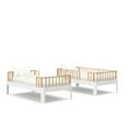 thumbnail image 2 of Storkcraft Next Santos Twin over Twin Bunk Bed, White with Natural, 2 of 6