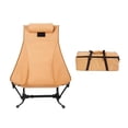 thumbnail image 1 of Silla de camping antideslizante Zulema con bolsillos laterales Caqui, 1 of 8