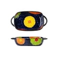 thumbnail image 1 of Ceramic Baking Dish Tableware Baking Spaghetti Baking Dish High Temperature Resistant With Handle for Oven Microwave Oven, 1 of 6