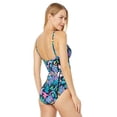 thumbnail image 2 of Lilly Pulitzer Palma One-Piece for Women with Molded Soft Cups, Adjustable Shoulder Straps, and Straight-Cut Back Onyx Paradise Glow 16 One Size, 2 of 3