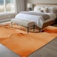 thumbnail image 5 of Marble Burnt Orange Large Area Rugs for Bedroom Living Room, Soft Non Slip Carpet Bedside Rug, Modern Abstract Ink Painting Luxury Rectangular Floor Cover Kitchen Accent Rug 5'x7' for Office, 5 of 9