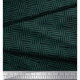 thumbnail image 3 of Soimoi polyester Crepe Fabric Square & Spiral Geometric Print Fabric by Yard 52 Inch Wide, 3 of 3