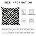 thumbnail image 5 of SHANXI Home Throw Pillow Covers Accent Decorative Black White Grey Pattern Pillow Cases Cushion Cover for Living Room Bed 22x22in, 5 of 5
