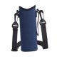 thumbnail image 3 of Bolsa portabotellas con funda protectora, accesorios para vasos, soporte para botellas agua para viajes, senderismo, camping, ciclismo y gimnasio. Azul marino, 3 of 8