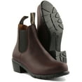 thumbnail image 5 of Blundstone 2060 Women's Leather Heeled Chelsea Boots In Wine Size 8, 5 of 6