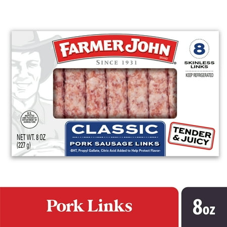 Farmer John Classic Pork Links, 8 oz