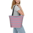 thumbnail image 6 of Bingfone Stars And Stripes Women Shoulder Tote Bags Casual Bag Ladies Shopping Handbag, 6 of 6