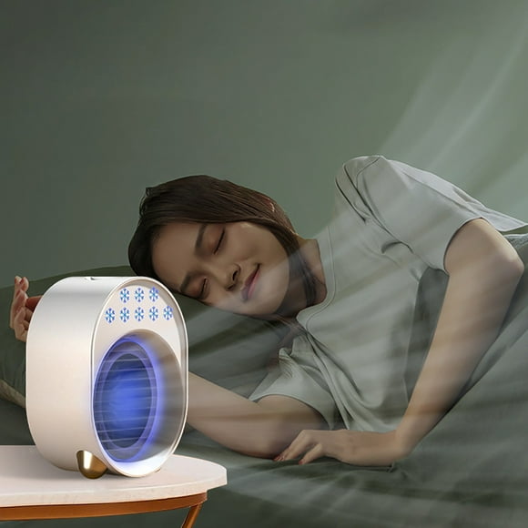 asddcavvf Portable Mini Air Cooler USB Small Air Cooler Ice Small Air Conditioner Portable Fan