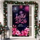 thumbnail image 4 of Decoración de tela para la puerta de la porta, tapiz festivo de poliéster con diseño de Feliz Año Nuevo, decoración fácil de instalar para fiestas en celebraciones navideñas y eventos de invierno, 4 of 8