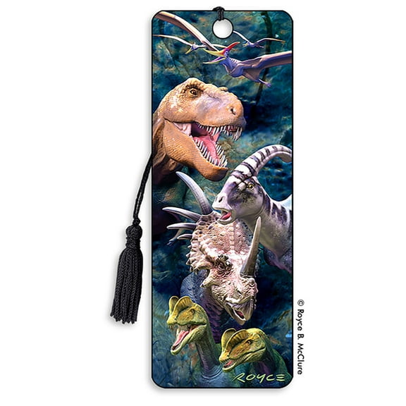 Royce 3D Bookmark - Dinosaurs, (Hardcover)