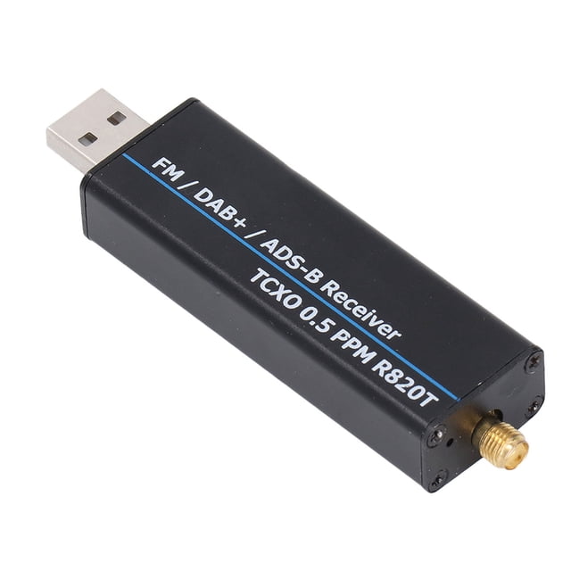 Receptor SDR, Modos Múltiples 0,5 PPM TCXO RTL2832U R820T2 Chipset 100KHz A 1766MHz Radio Definida Por Software Para AM NFM FM