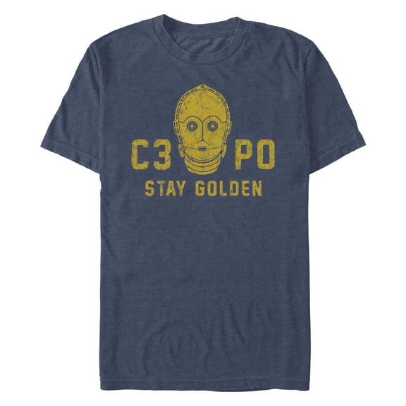 Men's Star Wars: A New Hope Stay Golden Droid Graphic T-Shirt