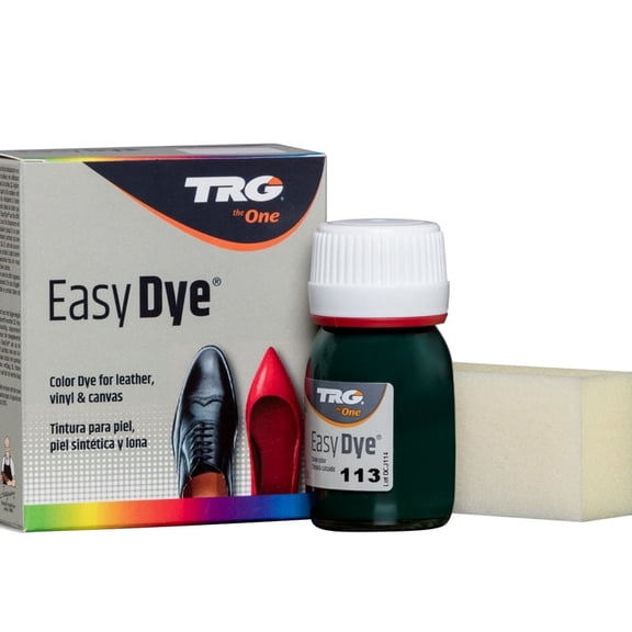 TRG Green 113 Color Dye - best leather dye, makes it easy to either restore the color of your shoes, handbags or other leather goods or to change the color