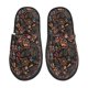 thumbnail image 1 of Fotbe Floral Pantuflas Peludas para Mujer con Estampado, Zapatillas de Peluche, Zapatos de Invierno para Casa, Uso Interior y Exterior-Medium, 1 of 8