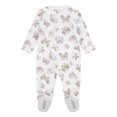 thumbnail image 2 of Huggies Baby Girls Butterfly Printed Organic Cotton Sleep and Play, Sizes NB-9M, 2 of 8