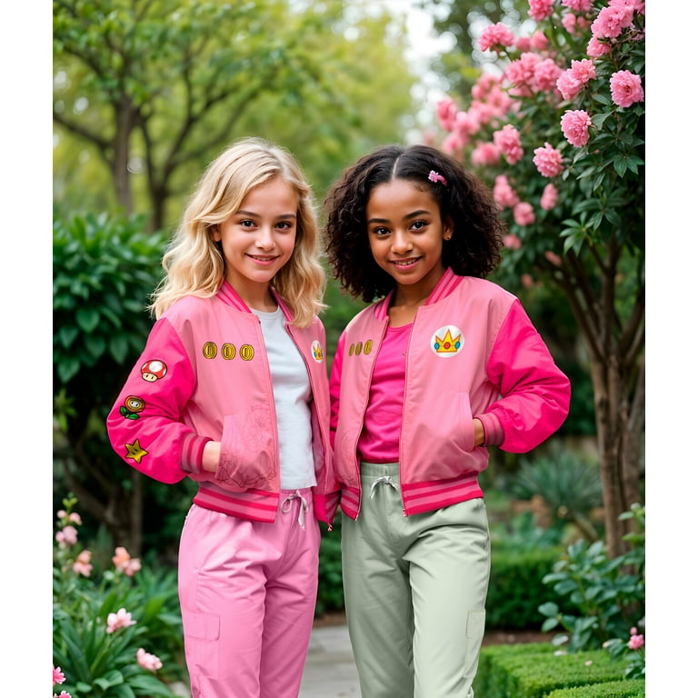 Nintendo Kids Super Mario Bros Bomber Jacket, Mario, Luigi Nintendo Kids Super Mario Bros Bomber Jacket, Mario, Luigi