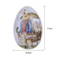 thumbnail image 4 of Mialoley Vintage Easter Tins, Cute Bunny Printing Metal Easter Eggshell Style Candy Box Containers, 4 of 5